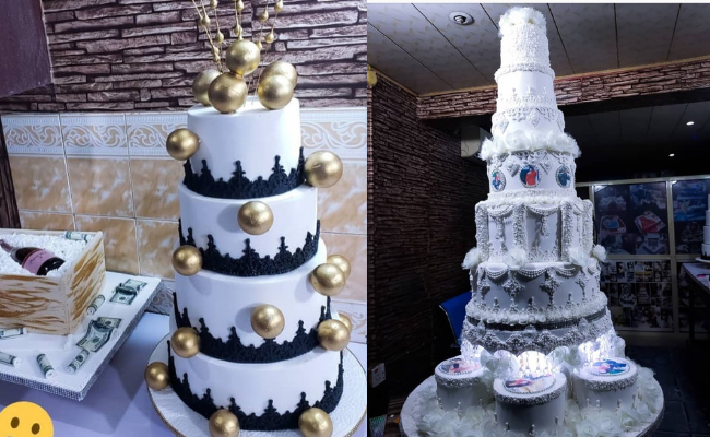 Bobrisky's birthday saga: The fabulous birthday cake now wedding cake - hopefully
