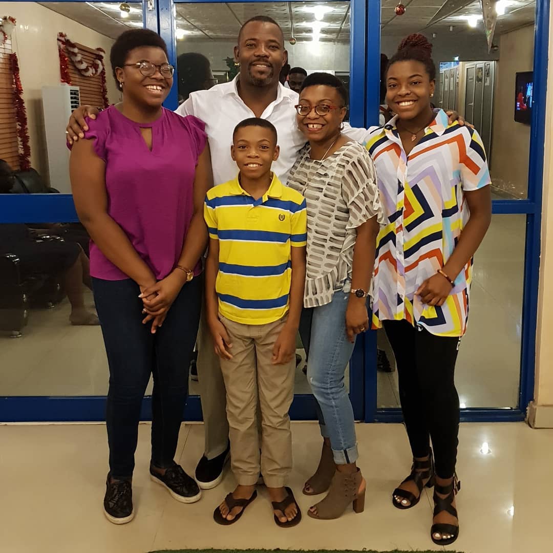Happy 18th marriage anniversary to Okey Bakassi and wife, Ezinne