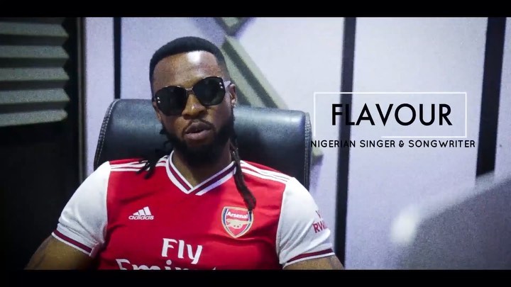 Flavour shares recording of Living In Bondage: Breaking Free soundtrack