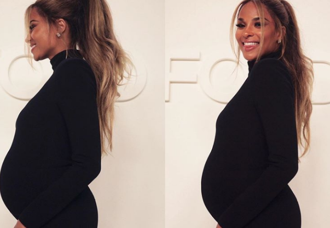 Ciara's kids show love to their unborn sibling