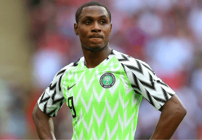 Nigeria's Ighalo asked to stay away from Man Utd training ground