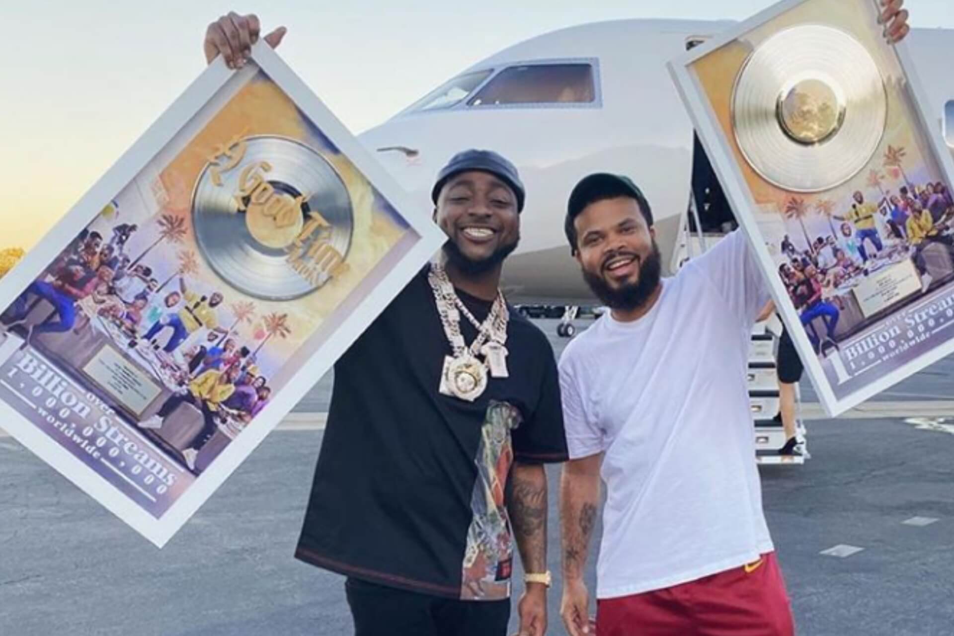 Sony Music honours Davido over latest achievement