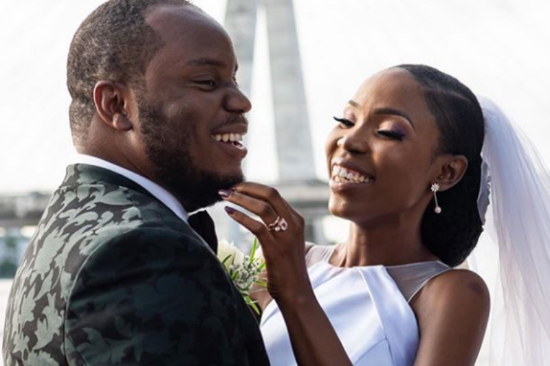 Lala Akindoju and hubby celebrate 2 years of marriage
