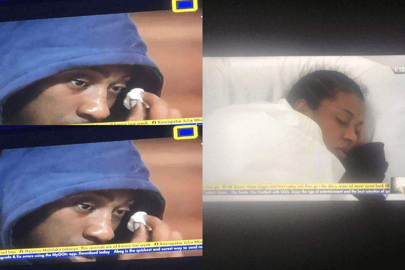 BBNaija prank: Saga inconsolable after Nini's disappearance, see his reaction when she returned