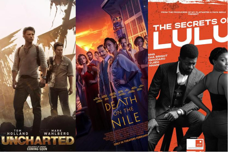 My weekend watchlist - Uncharted, Death on the Nile, The Secret of Lulu, Peacemaker and more