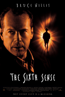 The Sixth Sense supernatural thriller film poster