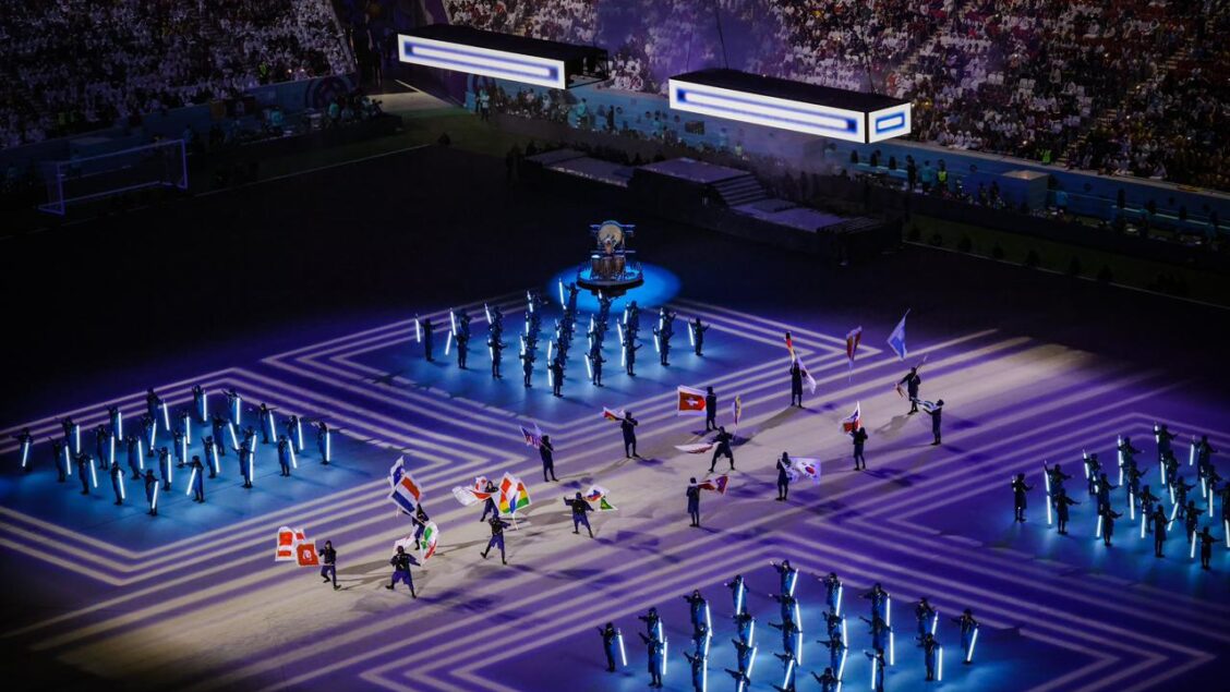 FIFA World Cup opening ceremony stage production