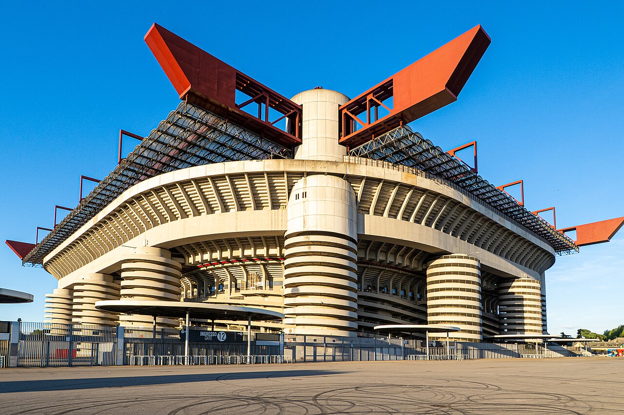 AC Milan's San Siro stadium exterior