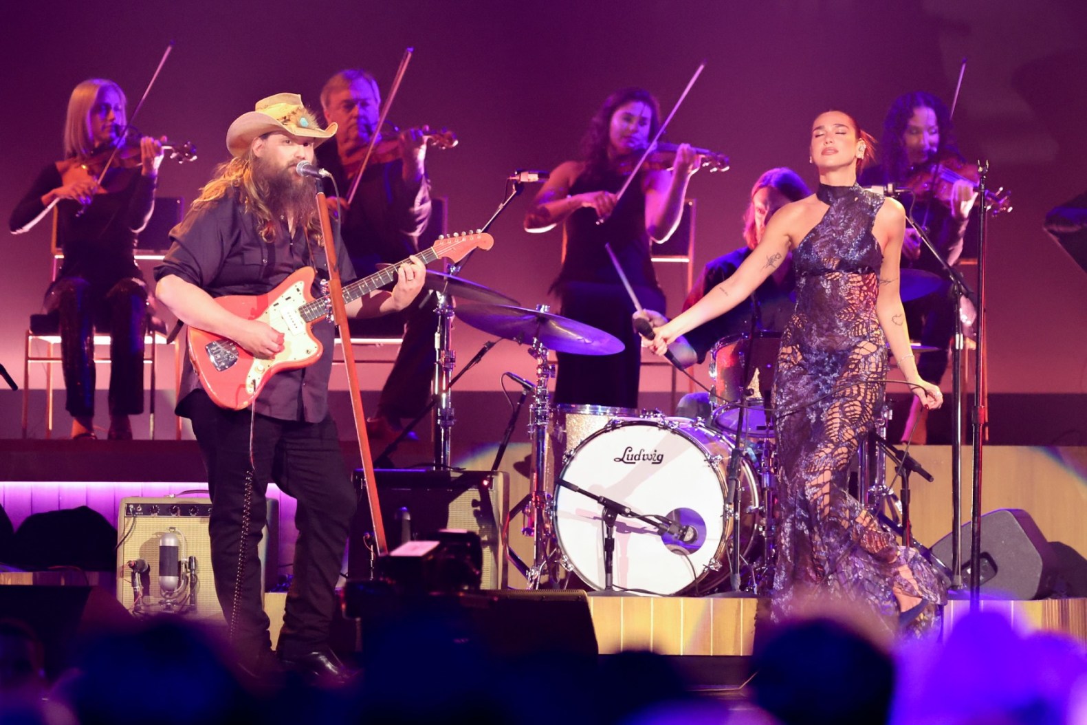 Chris Stapleton performing at previous ACM Awards ceremony