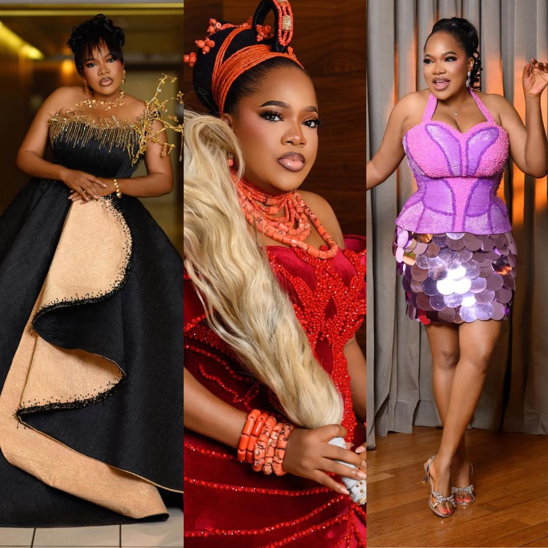 Toyin Abraham AMVCA 2026 Fashion - After Party Chic: Lilac Sequin Perfection