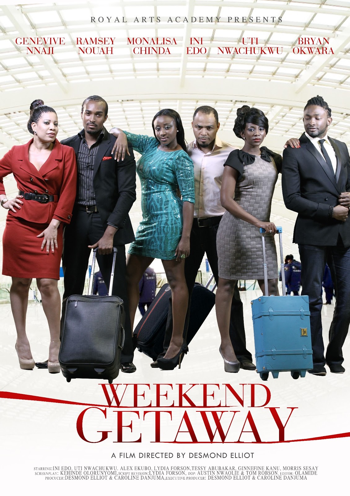 Alexx Ekubo in his breakthrough role from Weekend Getaway