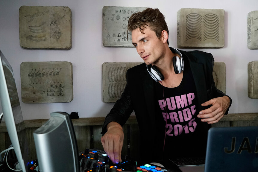 James Kennedy performing as DJ