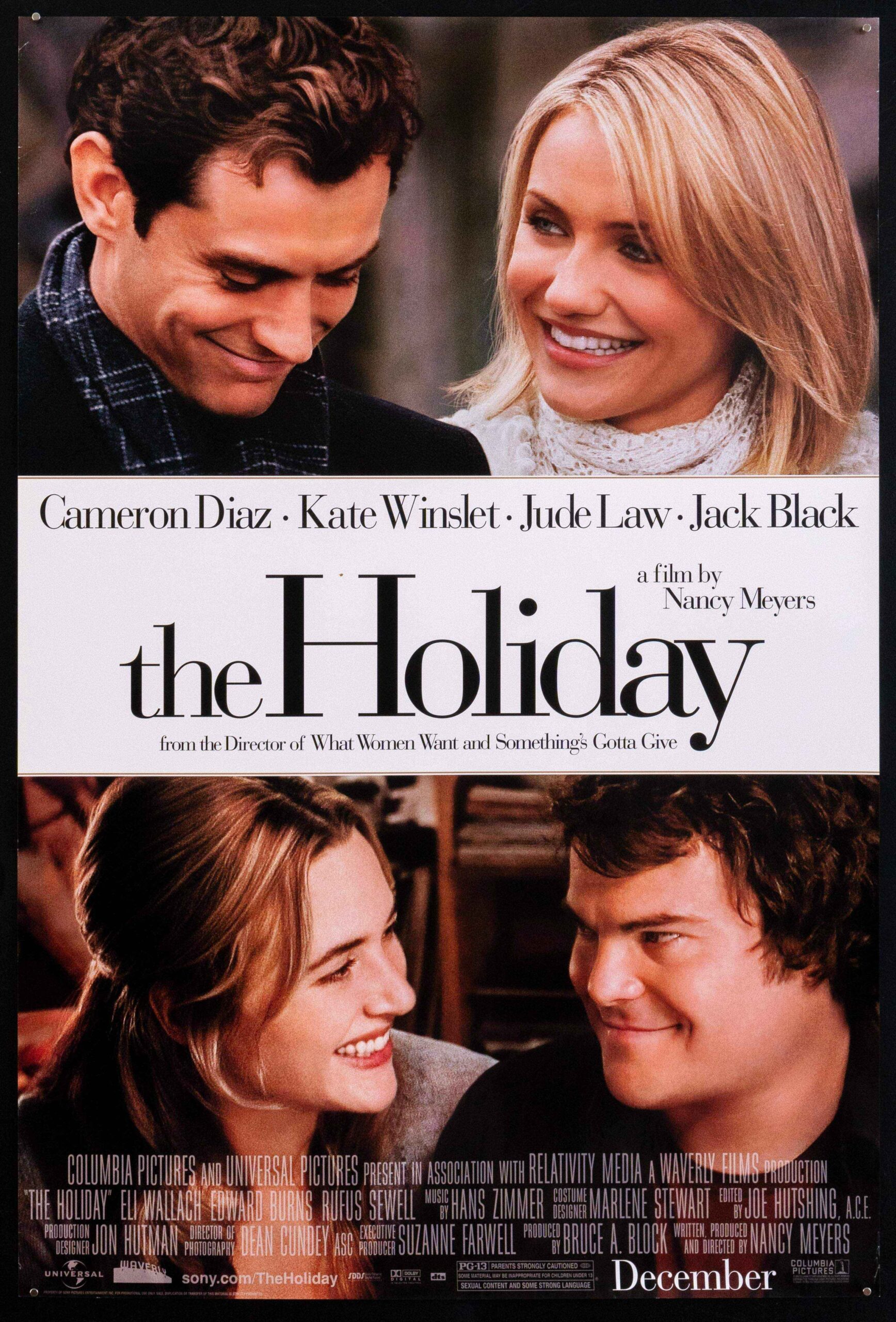 Nancy Meyers film The Holiday movie poster