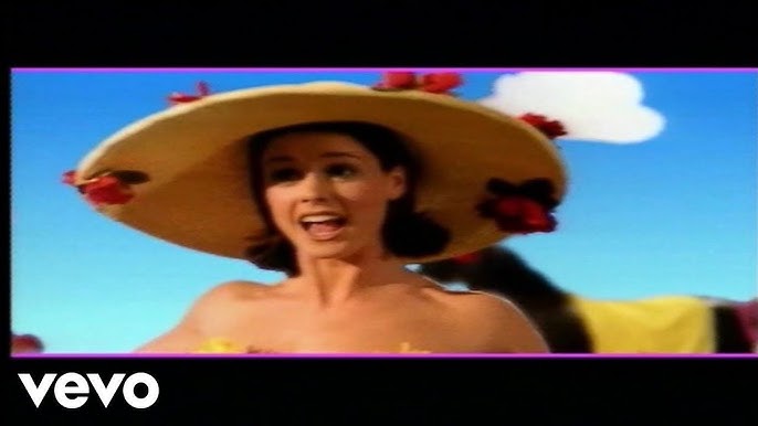 Aqua performing Barbie Girl music video scene