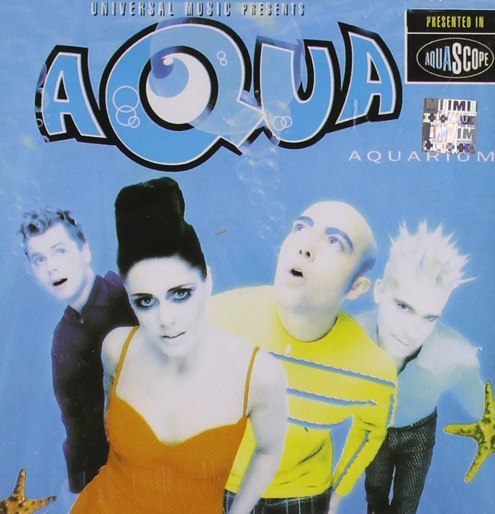 Aqua band Aquarium debut album artwork