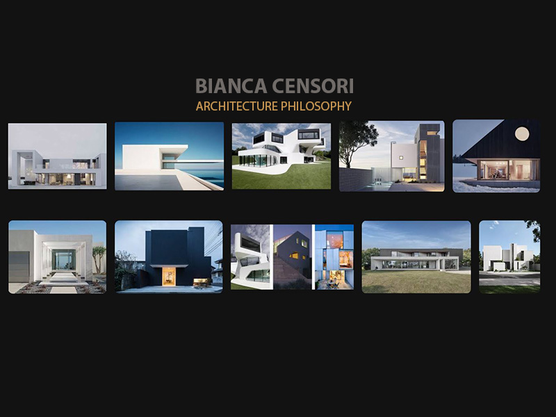 Bianca Censori working as an architect and designer