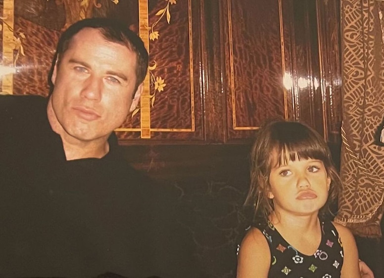 Young John Travolta during his early years