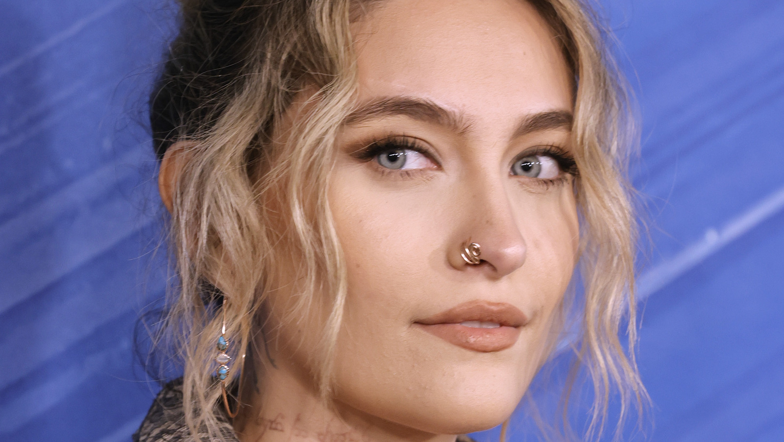 Paris Jackson working on her music career in the recording studio