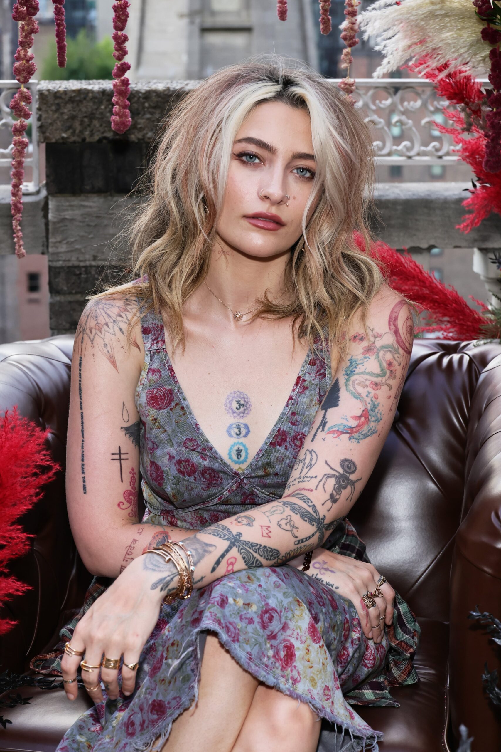 Paris Jackson showcasing her personal style and tattoos