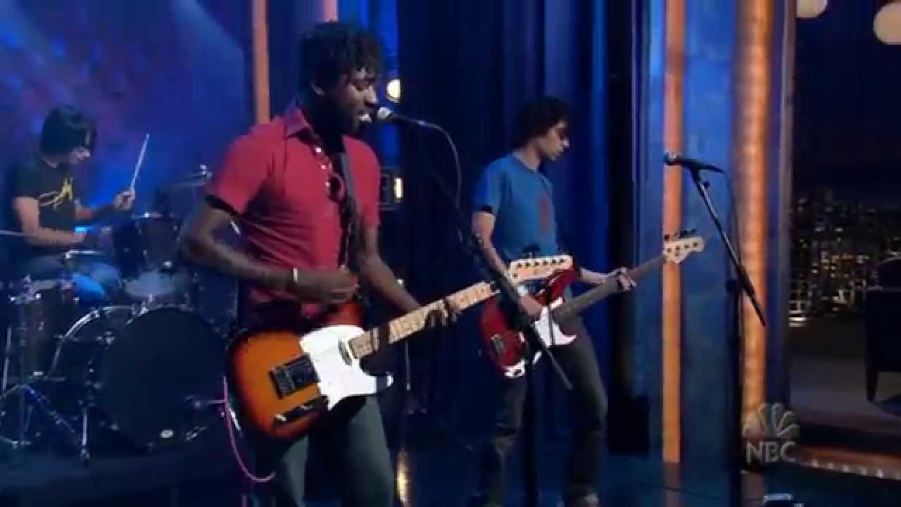 Bloc Party performing live on stage