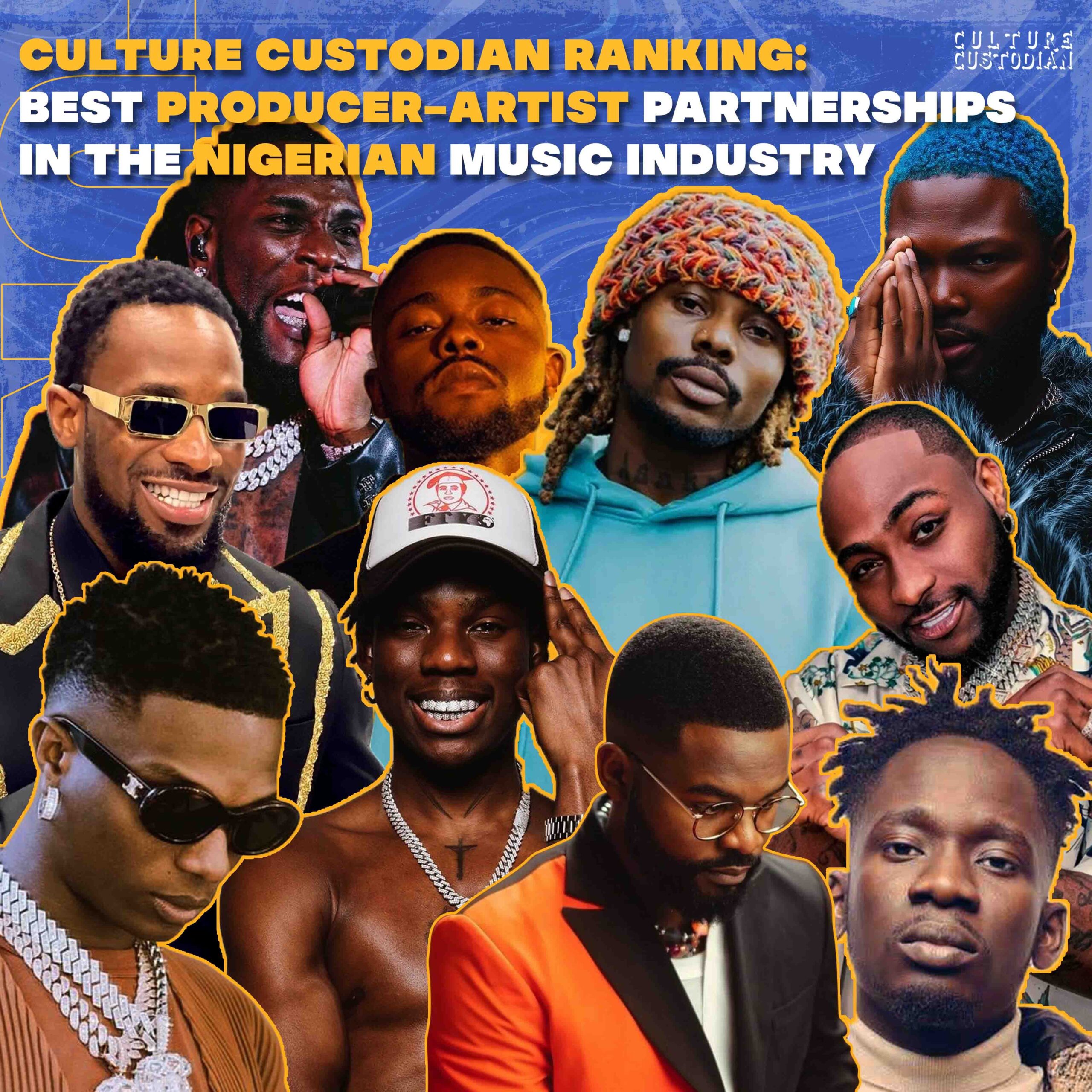 Nigerian artists recording in studio