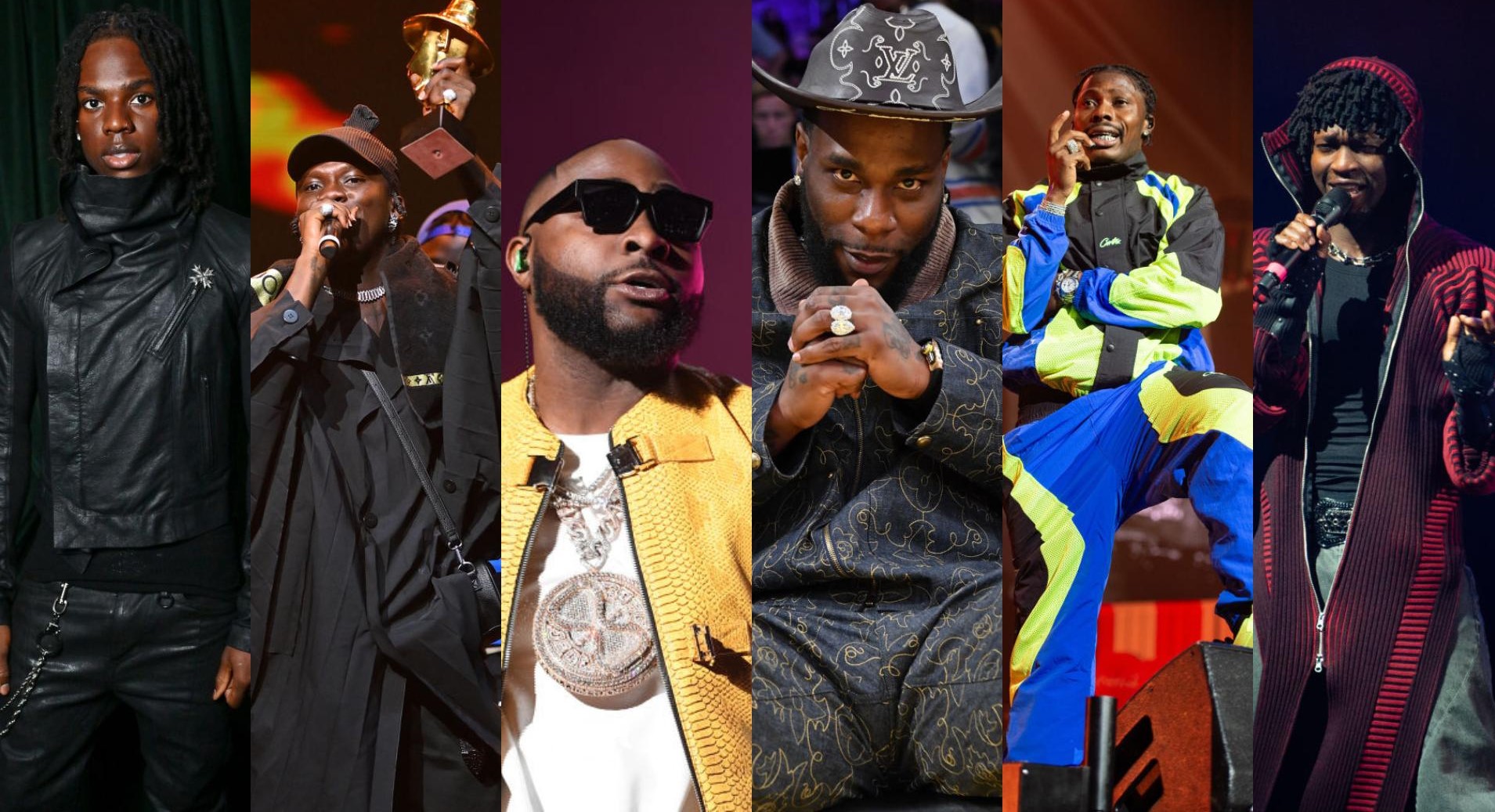 Modern African music artists performing