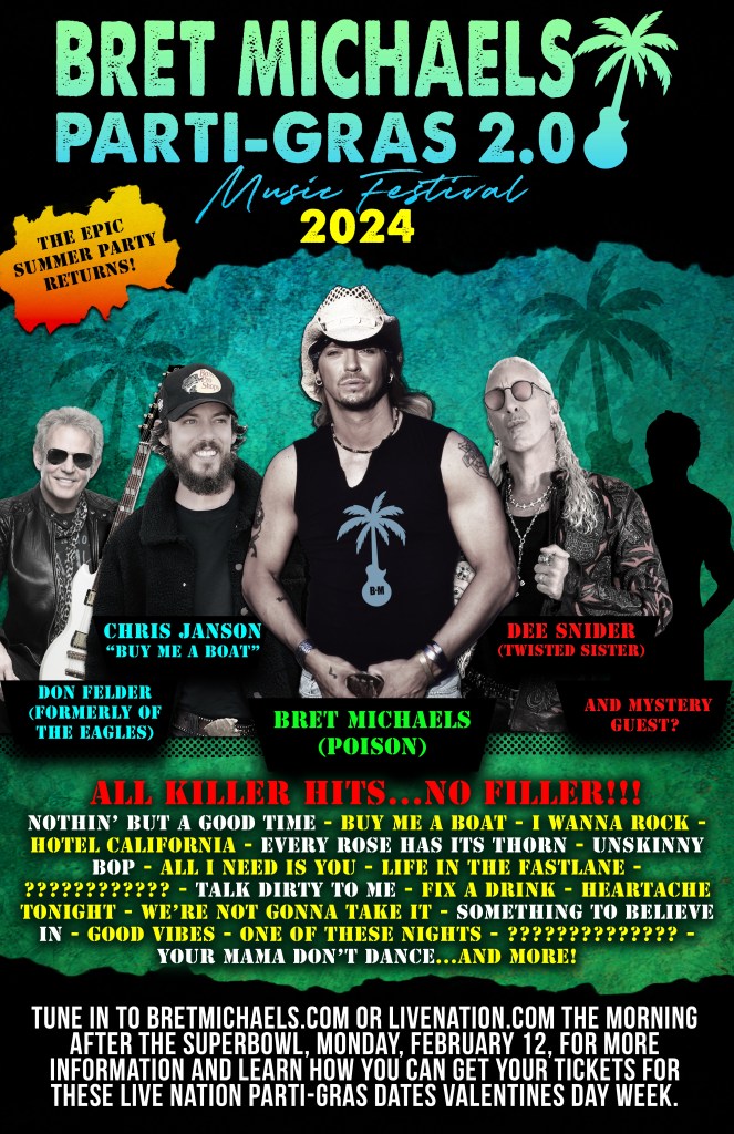 Bret Michaels recent live performance