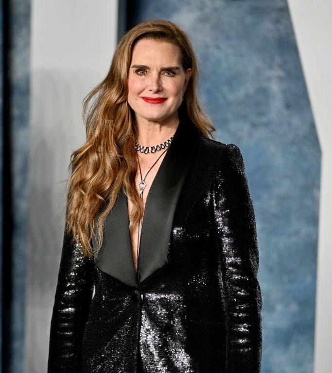 Brooke Shields embracing natural beauty and aging