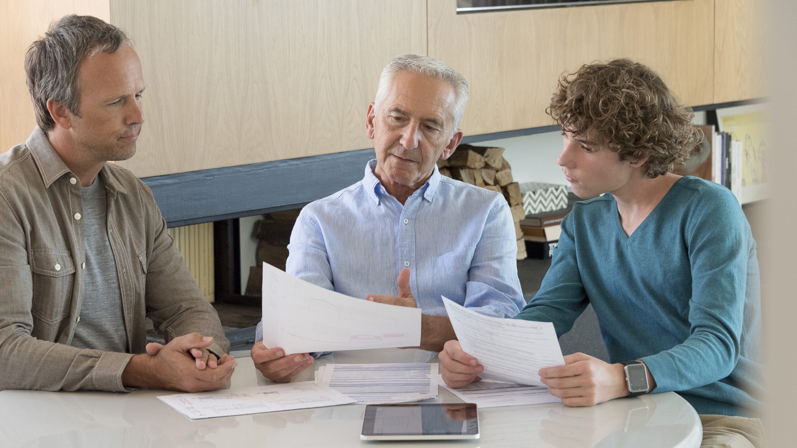 Family financial planning discussion