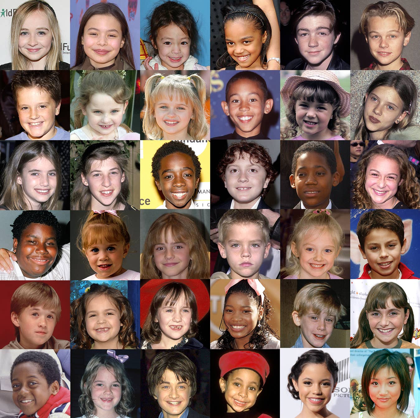 Collection of celebrity childhood photographs
