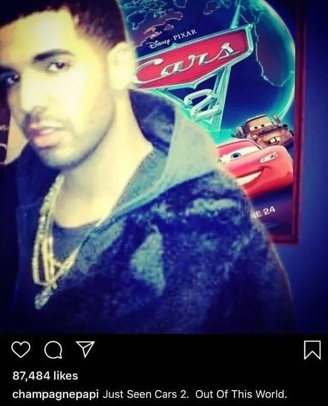 Instagram feed showing celebrity throwback photos