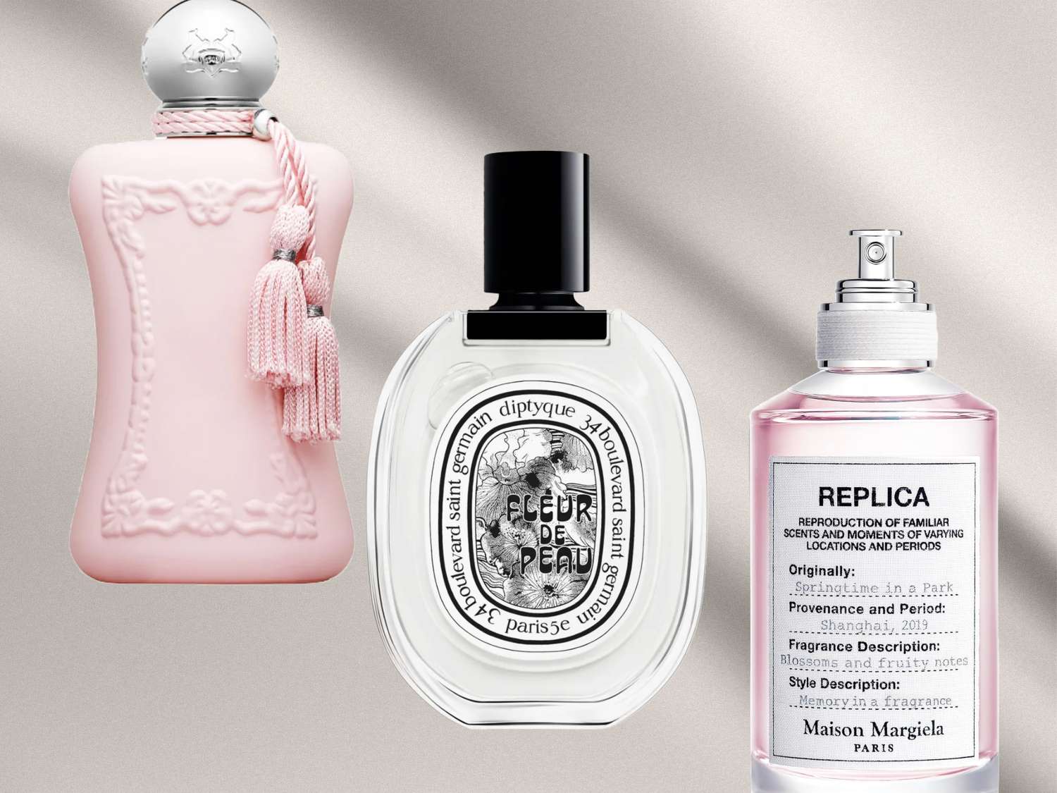 Online beauty retailer website showing perfume selection