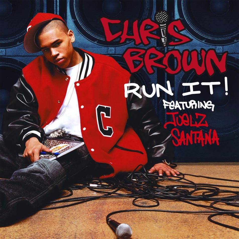 Chris Brown's first album cover and early career photos
