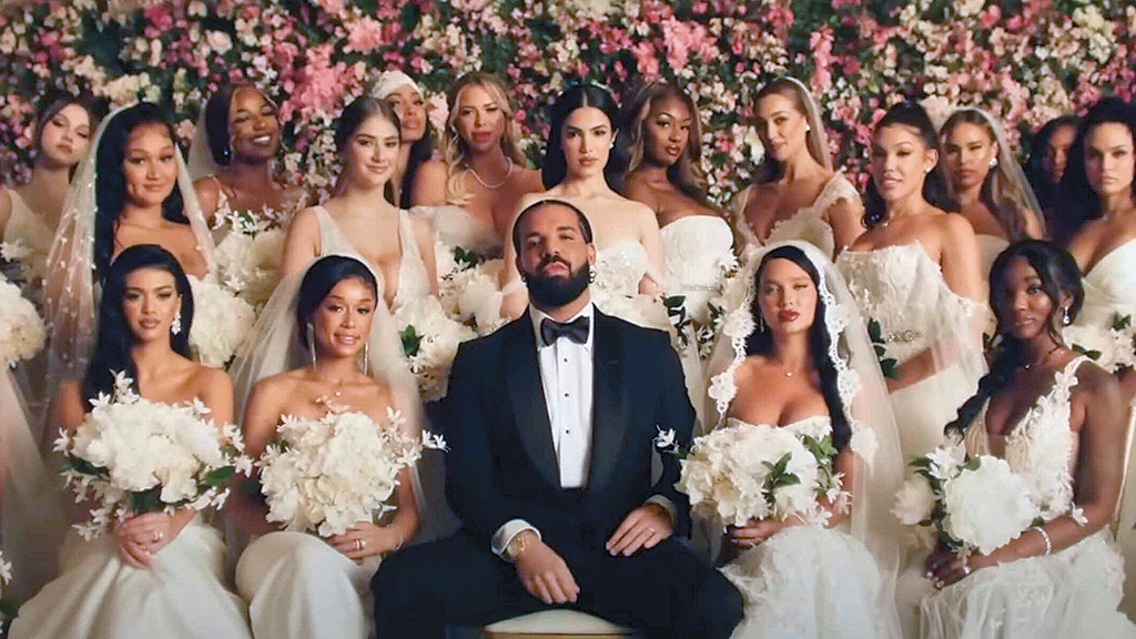 Drake in formal attire from Maid of Honour music video