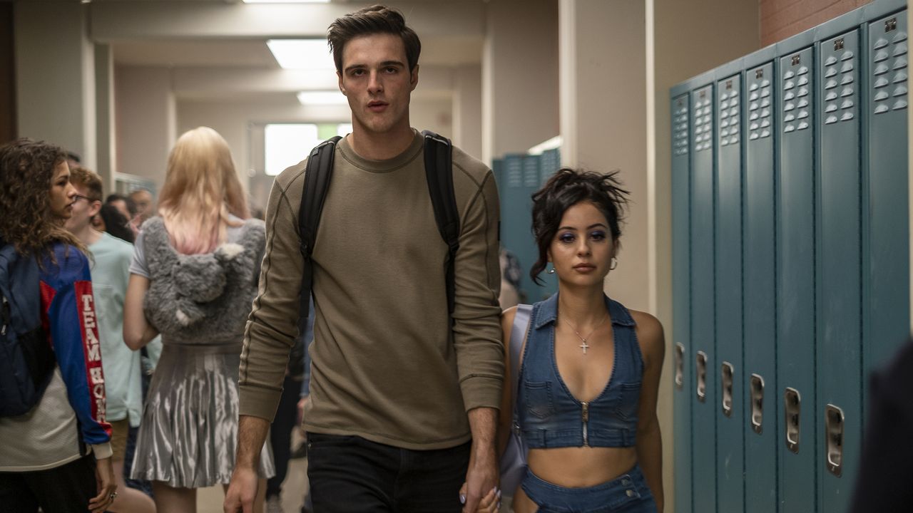 Jacob Elordi in early scenes from Euphoria on HBO