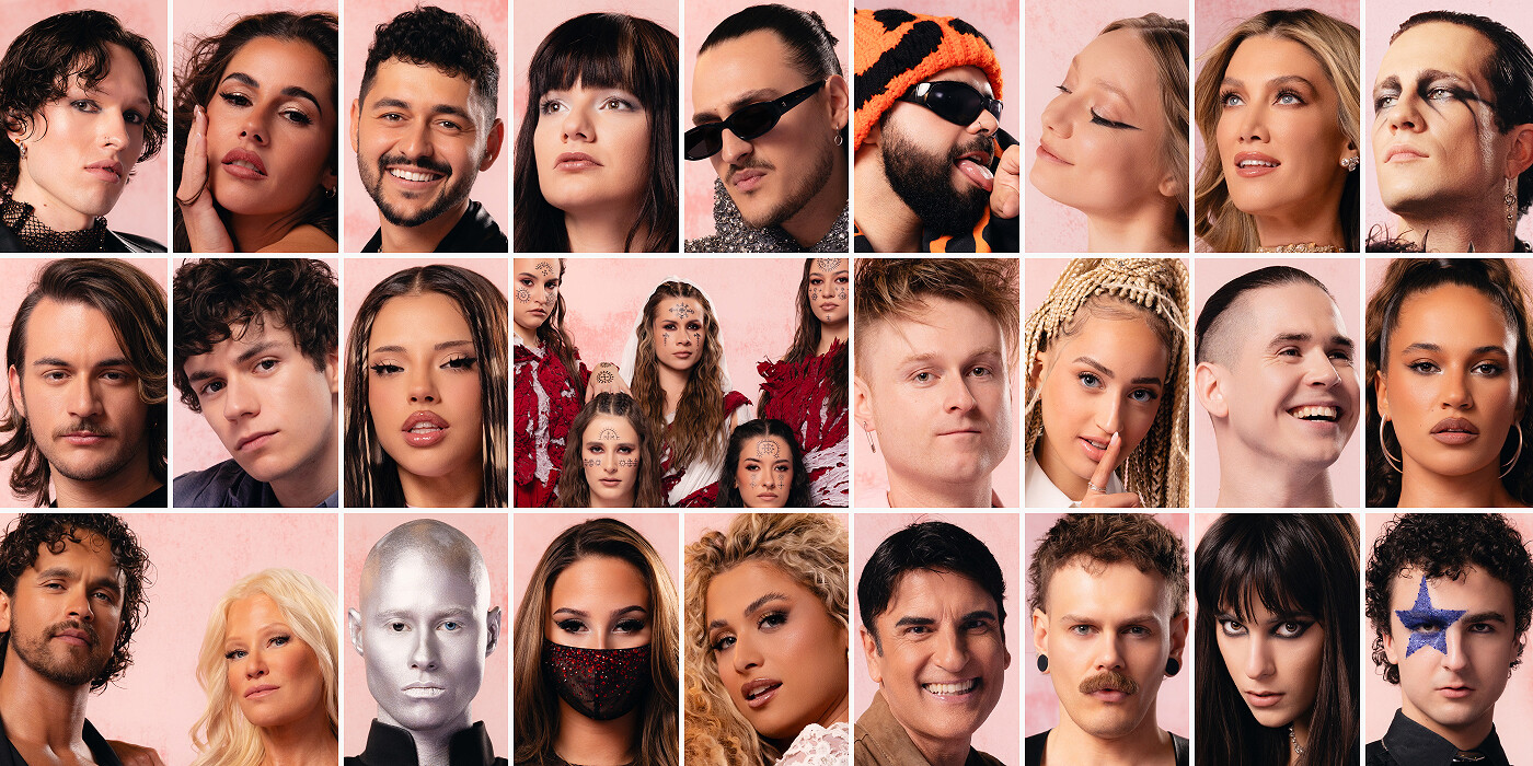 Eurovision 2026 competing artists promotional photos
