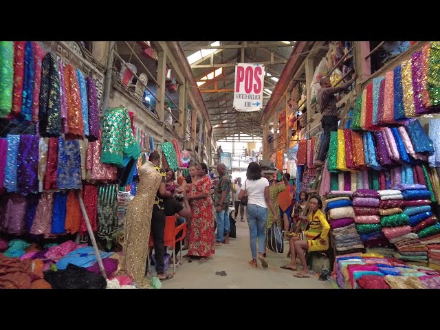 Aba fashion and textile marketplace in Nigeria