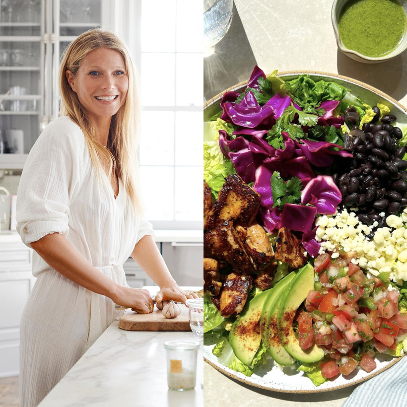 Gwyneth Paltrow at Goop Kitchen restaurant