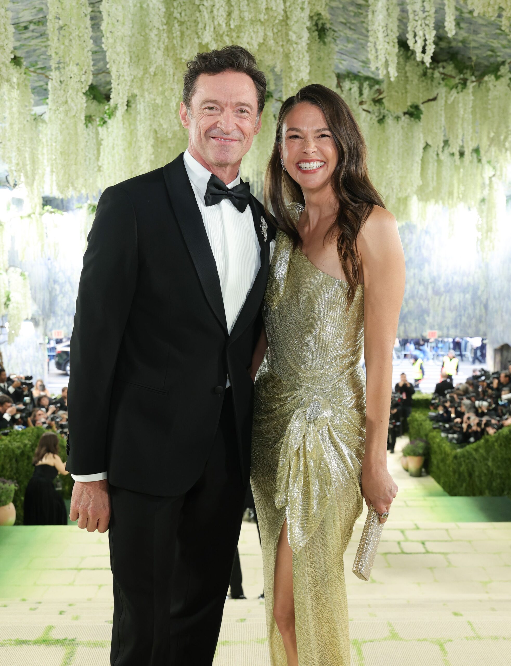 Hugh Jackman at the Met Gala red carpet event