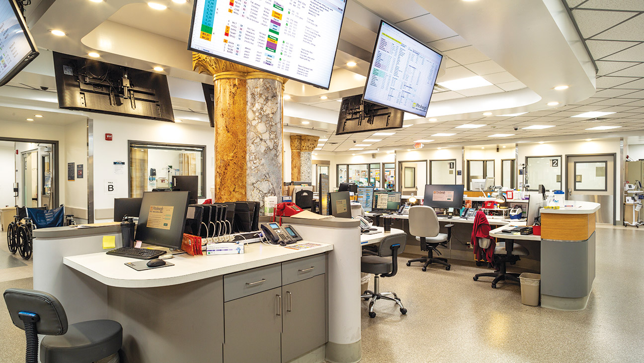 Behind-the-scenes production of The Pitt medical drama