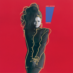 Janet Jackson's iconic Control album cover from 1986