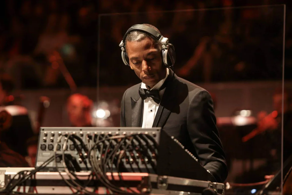 Jeff Mills artistic portrait electronic music producer