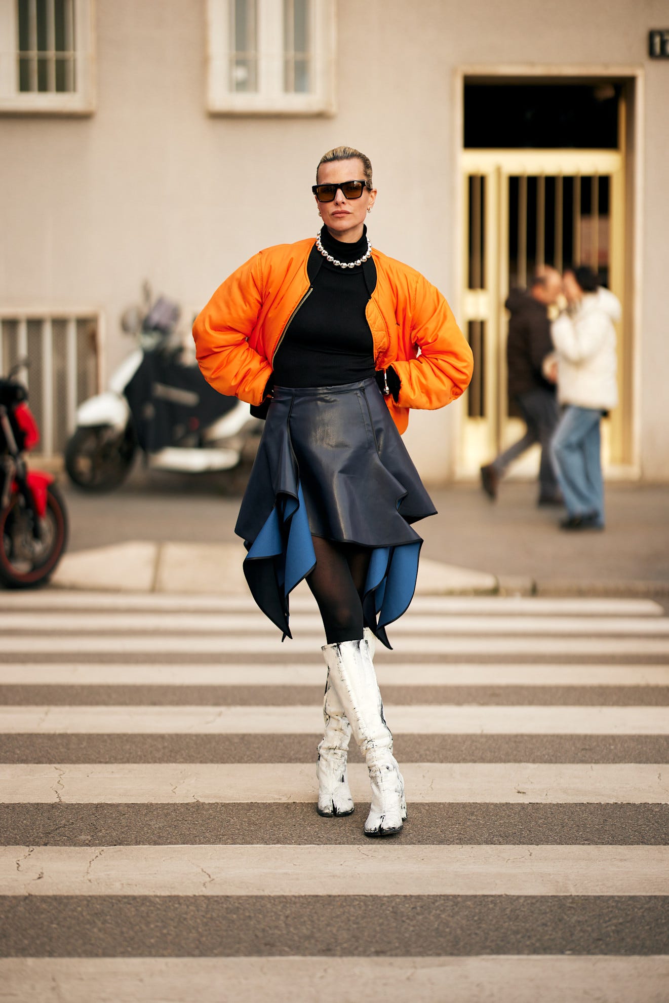 Milan Fashion Week street style and city atmosphere