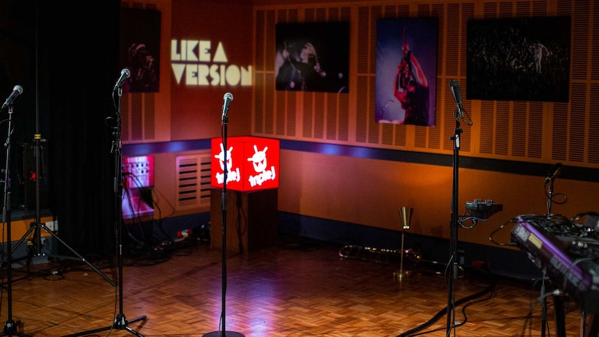 Triple J radio studio Like A Version setup