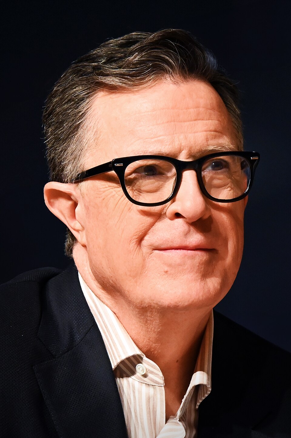 Stephen Colbert hosting The Late Show