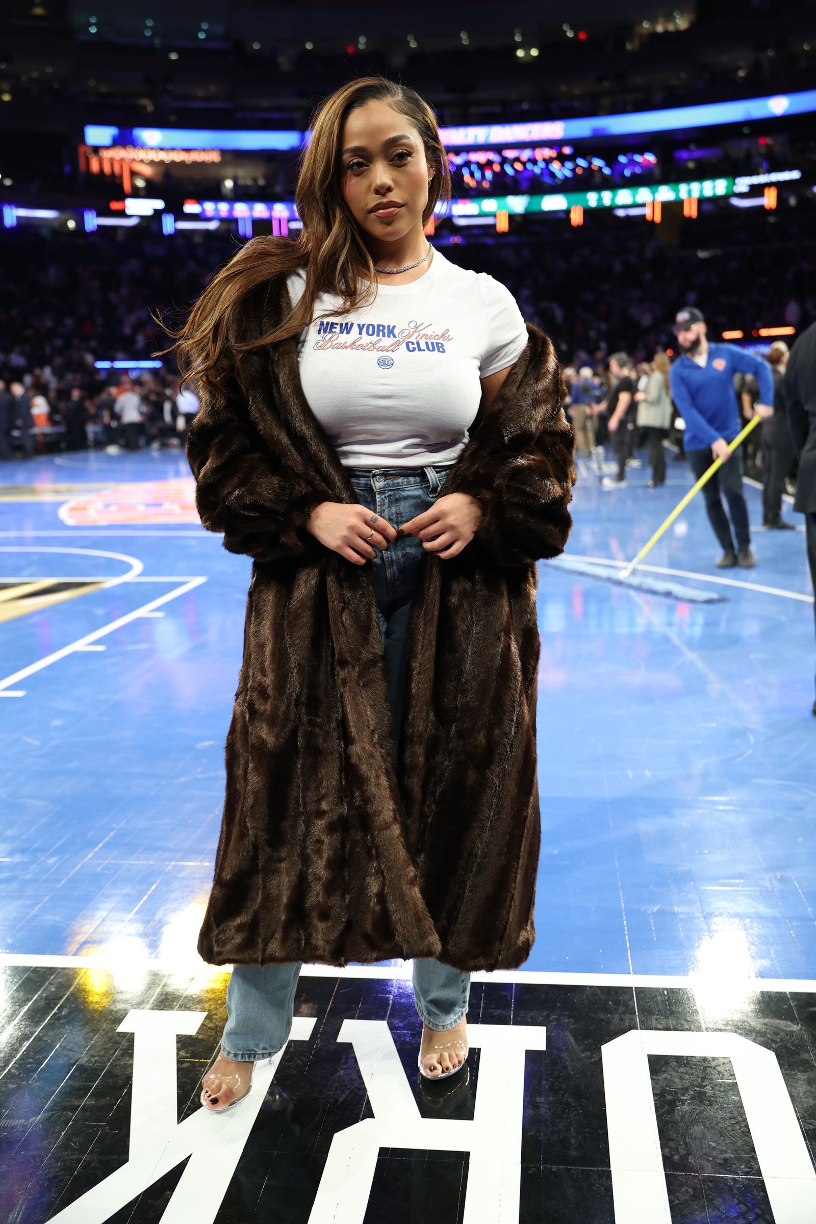 Jordyn Woods Embraces Game Day Superstitions During New York Knicks' Historic Playoff Journey