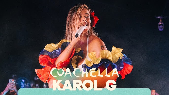 Karol G performing reggaeton music on stage