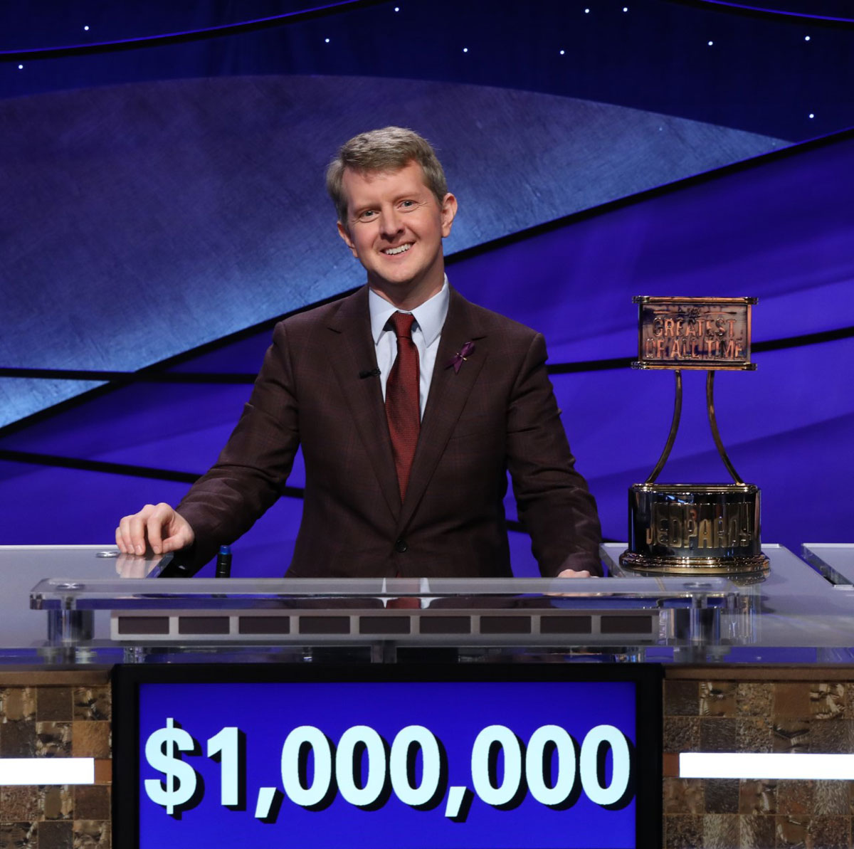Ken Jennings during his record-breaking winning streak on Jeopardy!