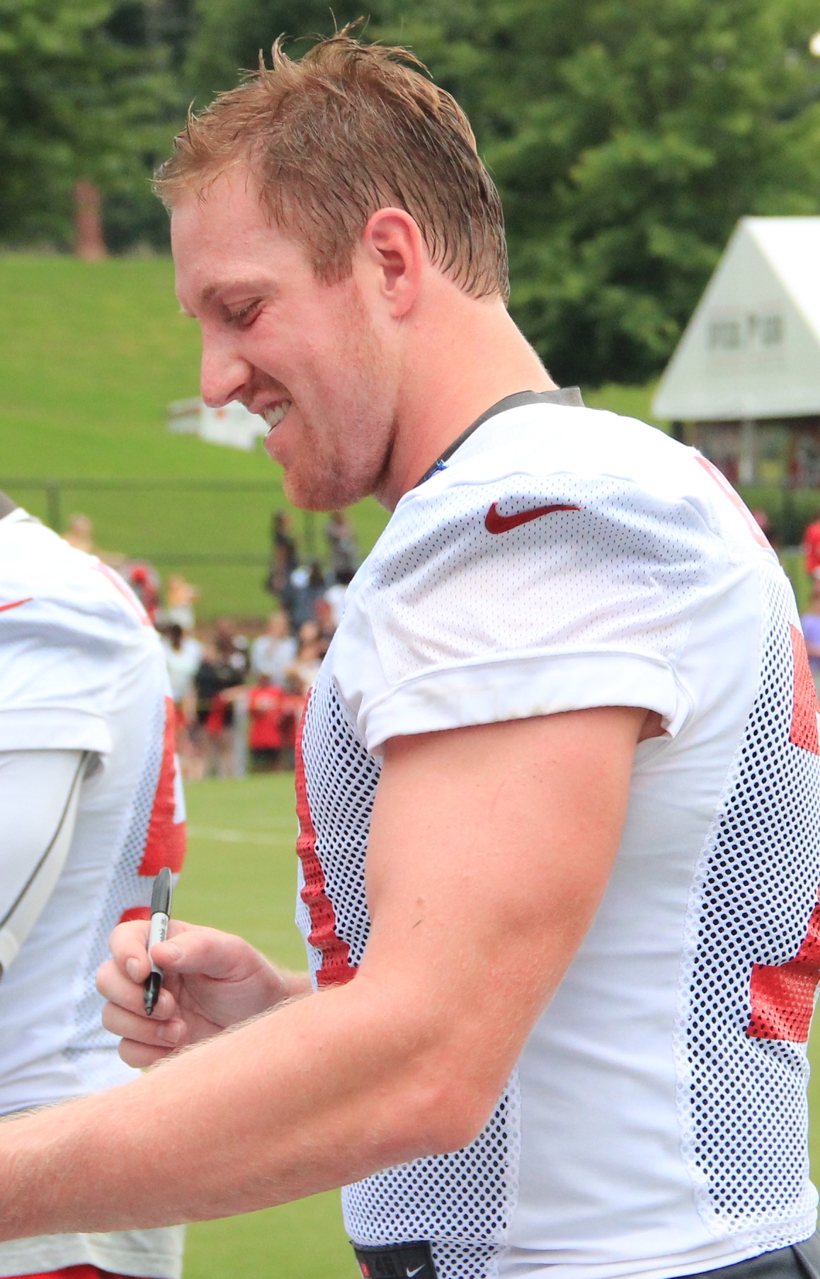 Former NFL player Kroy Biermann in uniform