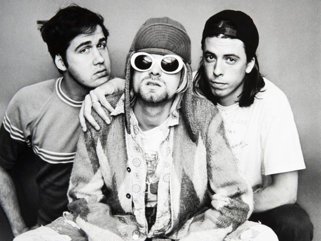 Kurt Cobain during a 1993 Nirvana promotional photoshoot